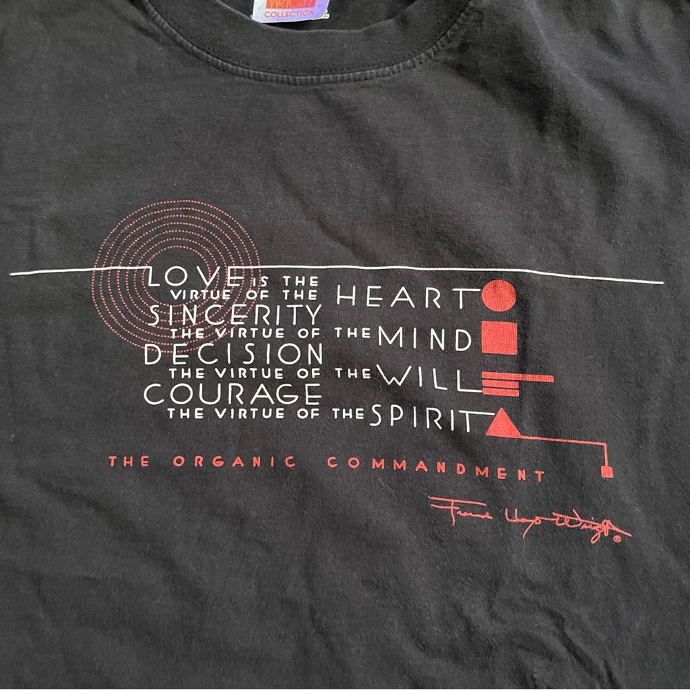 Frank Lloyd Wright organic commandment shirt - Picture 2 of 5